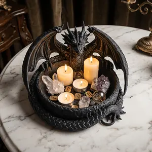 Dragon Nest Multi-Functional Desktop Organizer Tray, Ideal for Keys, Coins, Rings, Jewelry Storage, Perfect for Home Entryway