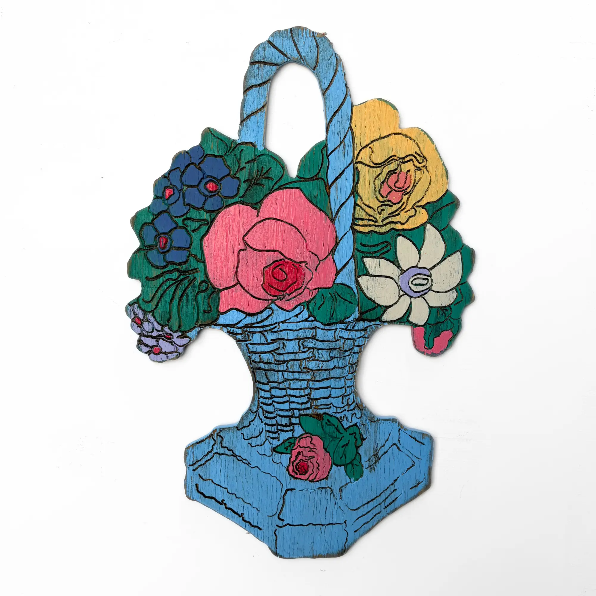 Rose Bouquet Flower Basket Rose Bouquet Flower Basket