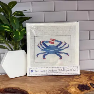 Blue Crab Needlepoint Kit