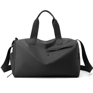 BIGWIG Large Capacity Nylon Gym Duffle Bag - Water-Resistant, Adjustable Strap, Sporty Pocket Design - Versatile Weekender Overnight Bag for Men
