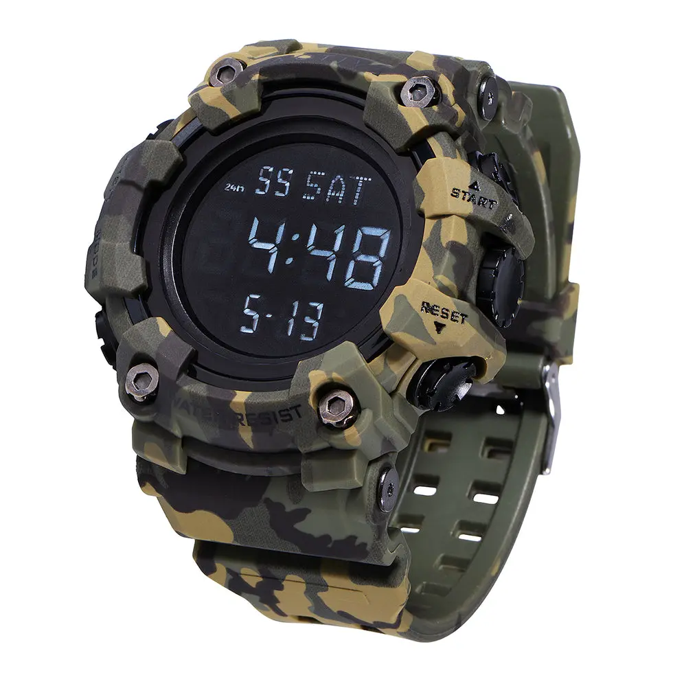 Men's Invicta Activa Digital Wrist Watch - 56mm Large Size Outdoor Rugged Tactical Look Male Wear Watch (ACW1968-001)