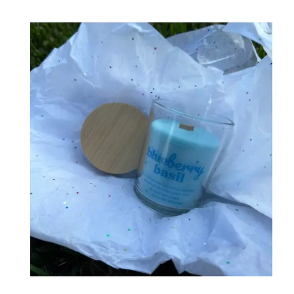 7oz Blueberry Basil Scented Candles