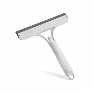 3 in 1 Spray Window Scraper and Squeegee, All Purpose Household Cleaning Tool for Glass, Mirrors, Shower Doors and Cars, White & Yellow