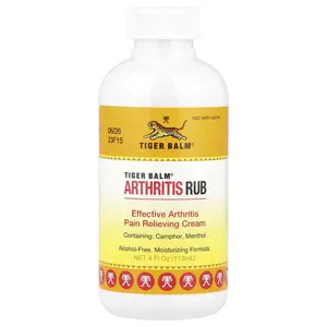 Tiger Balm Arthritis Rub, Alcohol-Free, 4 fl oz (113 ml)