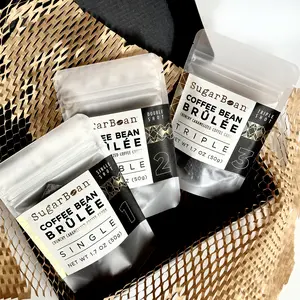 Coffee Bean Brulee Coffee Candy | Bundle of 3 | Original Flavors: Single Shot, Double Shot & Triple Shot | Confection | SugarBean