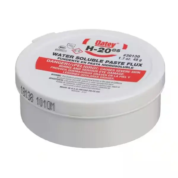 Oatey H-20 1.7 oz. Lead-Free Water Soluble Solder Flux Paste
