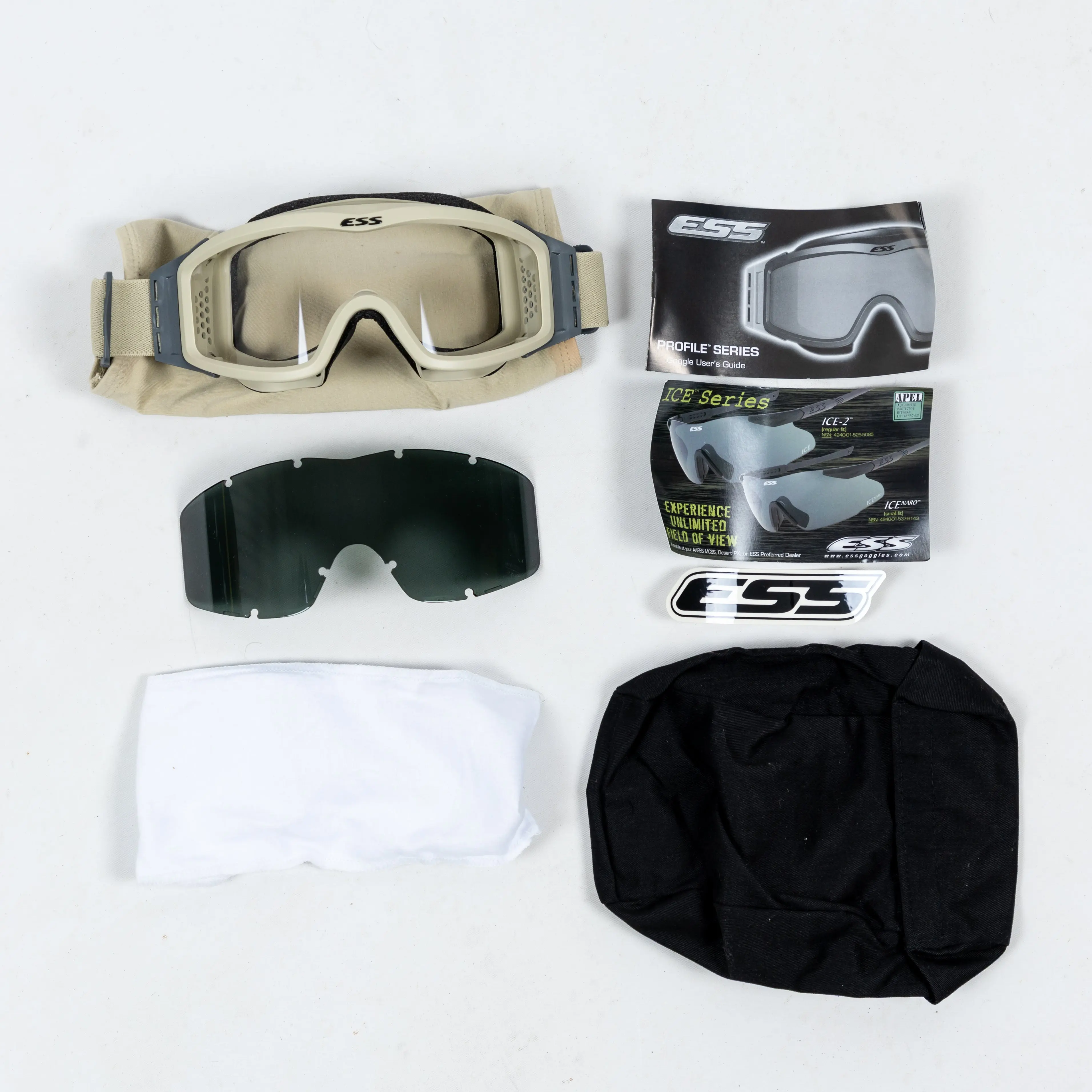 ESS NVG Profile Googles Unissued (Desert Tan)