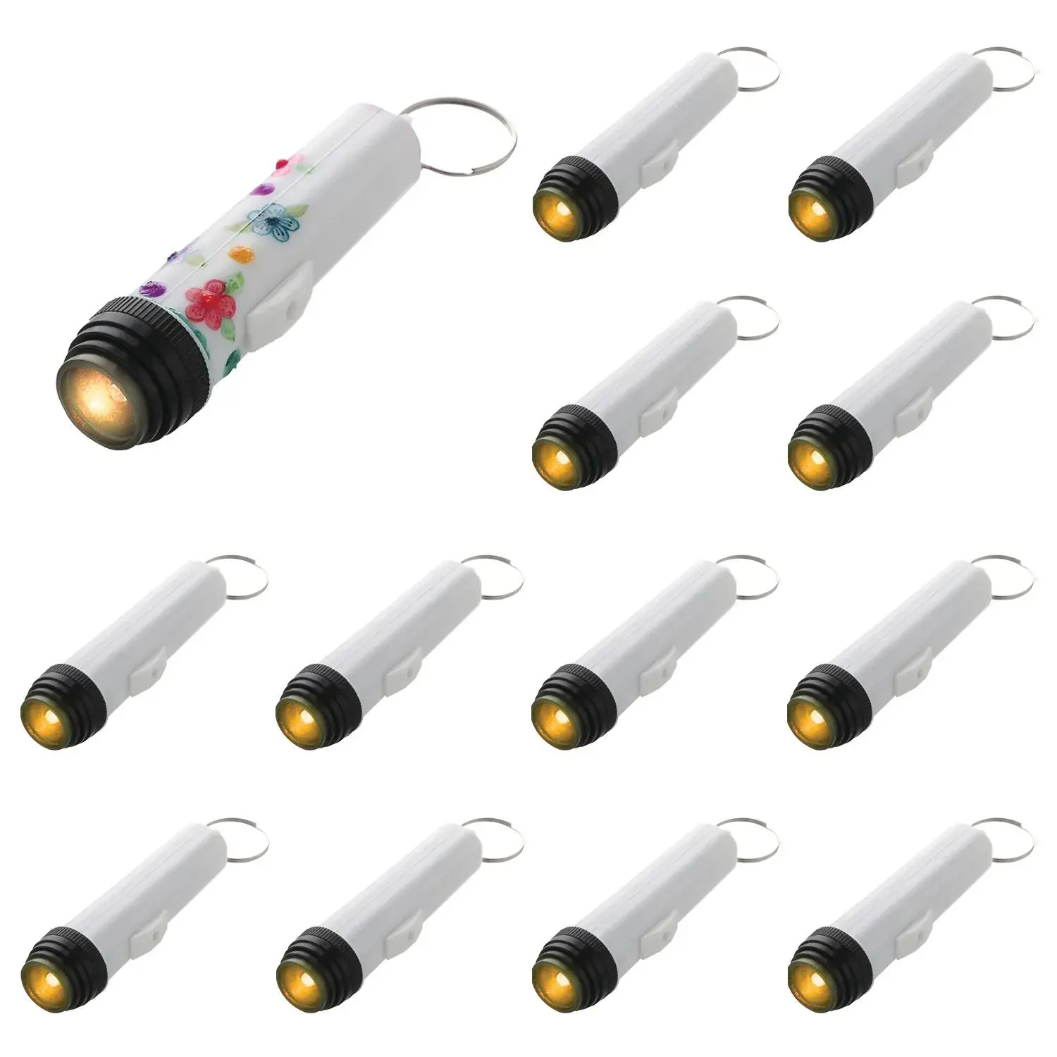 2" DIY Mini Flashlight Keychains - 12 Pc.
