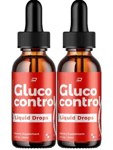 (2 Pack) Gluco Control Liquid Drops Healthy Blood Support GlucoControl Drops