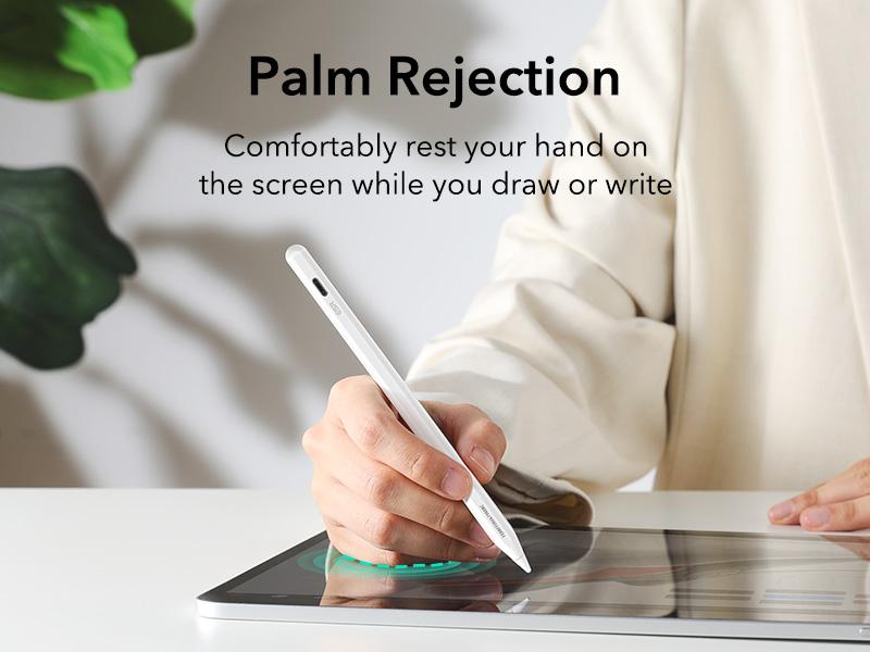 ESR Geo Digital iPad Pencil Findmy Compatible with Apple iPad 2018-2025,with Easy Shortcuts for Apple iPad A16/10/9/8 & Air 13/11 & Pro 12.9/13/11 & Mini 7/6/5(No Wireless Charging)