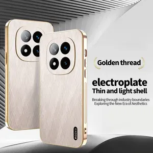 High-End Business Style Case for Xiaomi Redmi Note 14 Pro/pro+/poco X7, Fashionable Protection Design, 360° Full Coverage, Perfect Fit