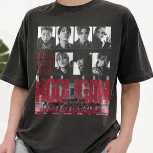 Vintage Hooligan Tour Vintage Comfort Colors Shirt, Shirt Fan Gift, Bangtan Fan Shirt