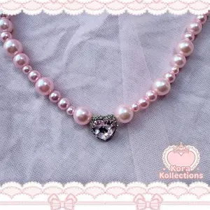 handmade princess’s garden necklace by kora kollections