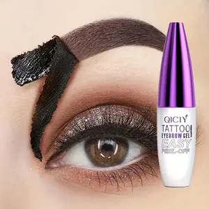 Tattoo Eyebrow Gel Waterproof Semi-Permanent Long-Lasting Sweatproof Film Forming Easy-Off Formula
