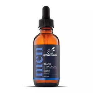 Artnaturals Beard Oil - Unscented Conditioner and Lengthen Oil - Vegan and Paraben Free with Argan, Vitamins E and Jojoba Oil for Men