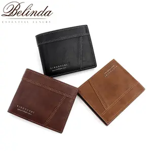 Men's Wallet, Compact Trifold Wallet with ID Window, Multi Card Slots, Cash and Coin Pocket for Everyday Use