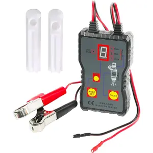 Fuel Injector Cleaner Kit,Fuel Injector Tester and Cleaner Kit with 4 Adapters,Car Accessories Fuel Injector Tester 8 Pulse Injector Tester Diy Cleaning Tools,Fit Most Car Motorcycle Injectors