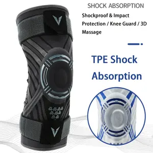 1pc Professional Fitness Support Knee Pad, Patella Bandage Sport Strap Knee Protector Band For Sports，Weightlifting Knee Brace, Knee Support With Patella Pad & Side Stabilizers for Climbing, Knee Saver