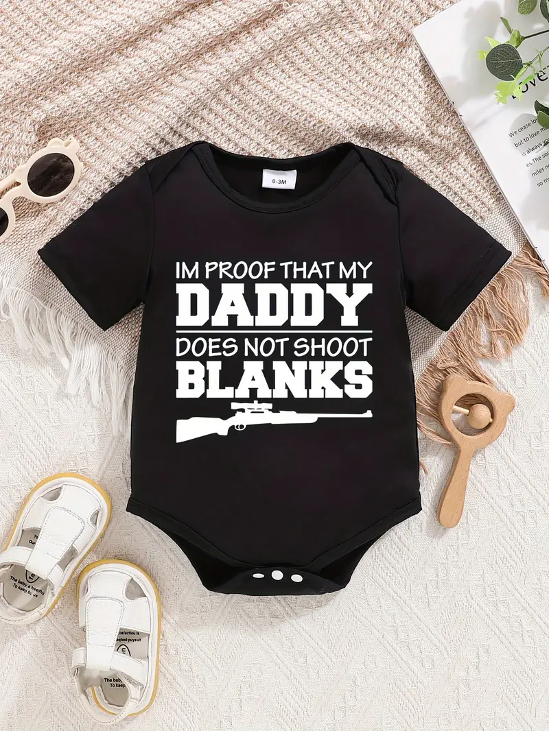 Baby'S Printed Casual Short-Sleeved Triangle Jumpsuit, Baby and Baby Boy Jumpsuit, for Outdoor