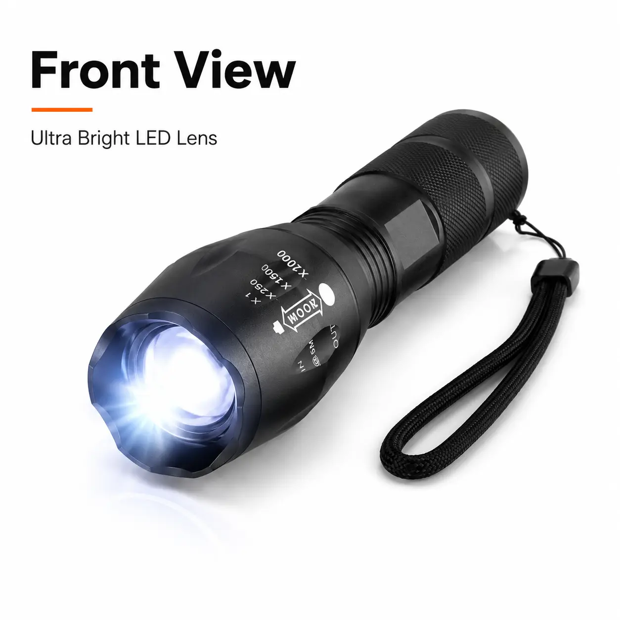2 Pack Mini LED Flashlights, Portable Small Handheld Flash Light for Camping, Hiking, Travel, Household Use & Emergency Power Failure