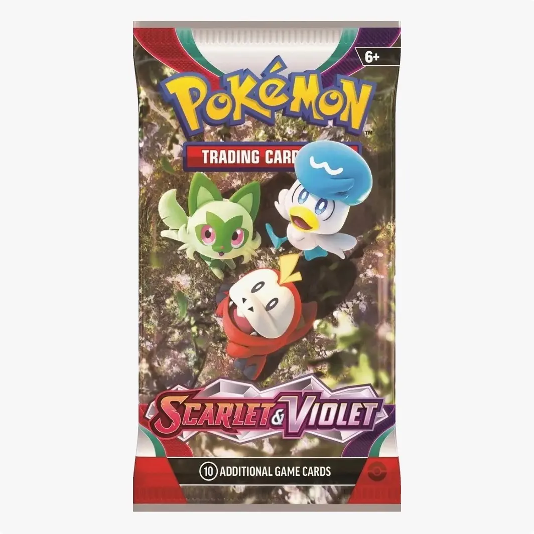 Pokemon Scarlet & Violet Booster Pack Trading Cards - TikTok Shop