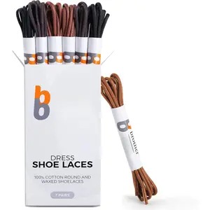 (7 Pairs Colored Oxford Dress Shoe Laces | Shoe Strings