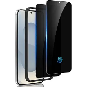 2 Pack for  Galaxy S25 Edge  Screen Protector Tempered Glass, Fingerprint Unlocking, 25? Anti Spy, Full coverage, Case Friendly, Easy Installation