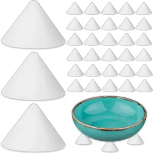 50 Pack Pottery Kiln Nails – High-Temperature Ceramic Refractory Cone Support Nails, Up to 2516℉, Reusable Alumina Firing Tools for Pottery, Ceramics, Glazing & Kiln Shelving Support