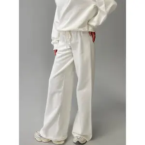 Dodie Wide Leg Pants Washed White