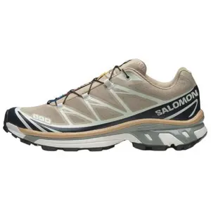 Salomon XT-6 Low-Cut Running Shoes for Men and Women: Comfortable, Breathable, and Versatile in Khaki Black Trending Shoes, House White Official Shoes to Get / Maison Mihara