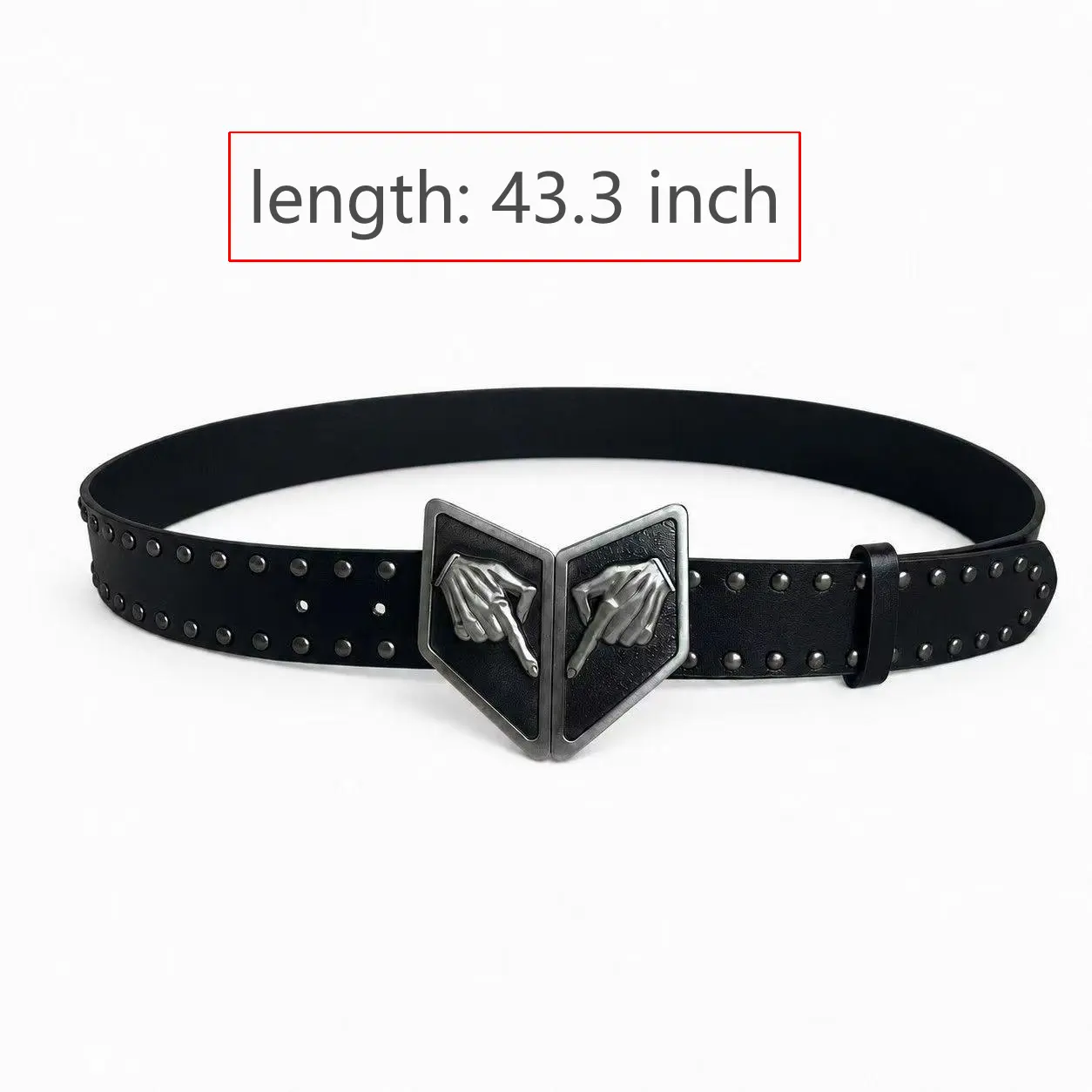 Inkhausstore-Inkvaultarchive Retro Cowboy Belt, 43.3 in length,JJBA SBR Anime Costume  Gyro Zeppeli Cosplay Fashion Accessory Waist Belt With Buckle,back to school out fit,