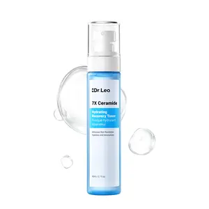 Dr.Leo 7X Ceramide Hydrating Recovery Toner Redness Repair & Intense Moisture -80ml Affordable Skincare for Sensitive Skin Hydrate Moisturize Moisturizer Moisturizing