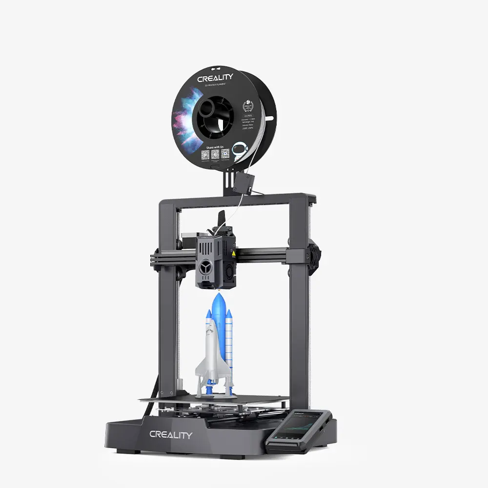Creality Ender-3 V3 KE 3D Printer - Fused Deposition Modeling Technology, 500mm/s Max Printing Speed and X-axis Linear Rail Creality Ender-3 V3 KE 3D Printer - Fused Deposition Modeling Technology, 500mm/s Max Printing Speed and X-axis Linear Rail