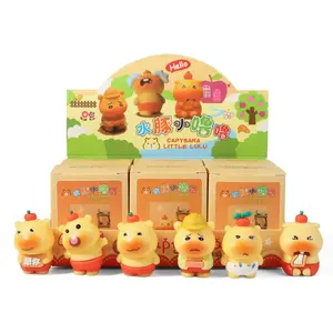 6-Piece Waterhog Ruru Plush Hanging Set, Adorable Miniature Design, Ideal Gift Choice, Perfect for Collectors & Decor Enthusiasts