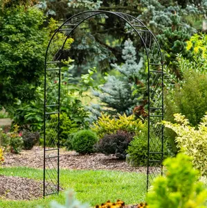 Metal Lattice Arch Wedding Garden Trellis Climbing Planting Patio Decor Wide