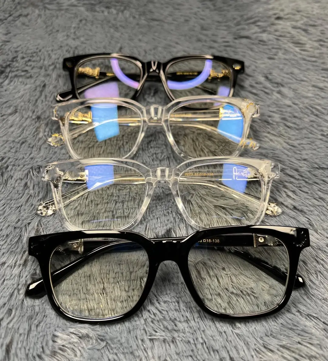 2026 Premium Luxury Square Eyeglasses for Women & Men,  Designer Style Fashion Glasses, The Glasses That Never Go Out of Style, Lightweight Thick Frame, Blue Light Blocking, Modern Classic Eyewear for Work, Travel & Everyday Wear