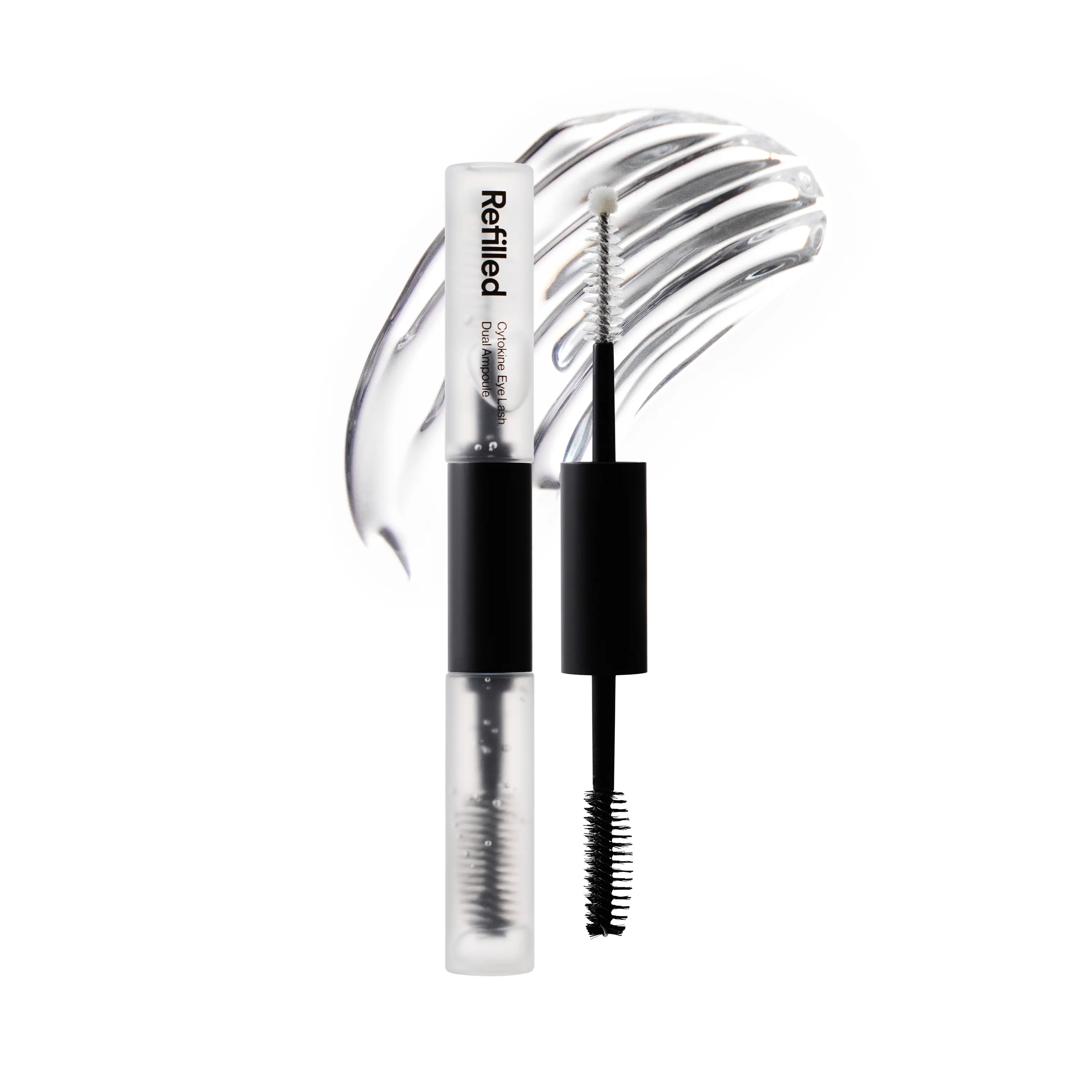 Refilled cADPR EyeLash Dual Serum | NAD+ Peptide Lash & Brow & hairline Repair Serum with Pro-Vitamin B5 | Fragrance-Free Sensitive Care Ampoule