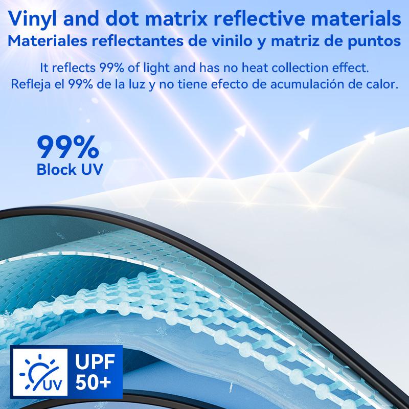 2026 Latest foldable car windshield sunshade,thickened design privacy shield, effectively blocks UV Rays, suitable for sedans, SUVs, and MPVs,Graphene,Please specify the vehicle model, size, and color in the order notes.