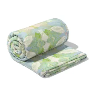 Elephant Falls Laura Park Fleece Blanket - 100% Flannel, 50" x 60", Cozy & Luxurious, Perfect for Bed Chair or Sofa