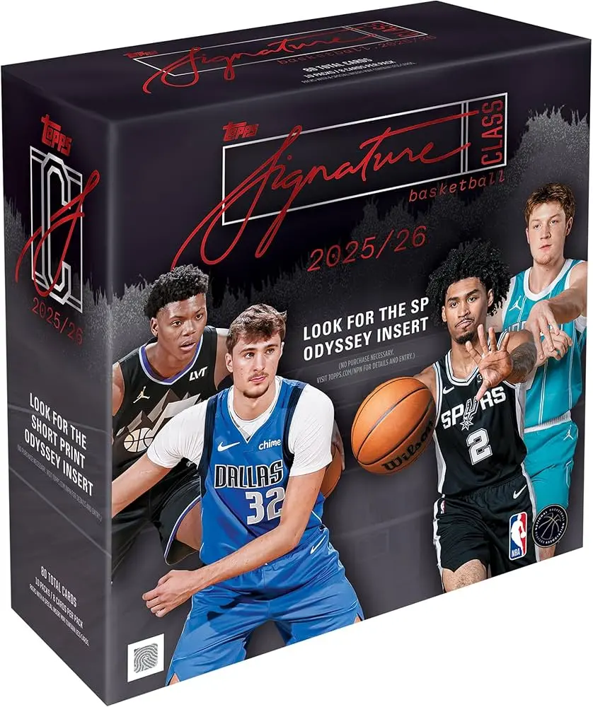 2025-26 Topps Signature Class Basketball Sealed Mega Box
