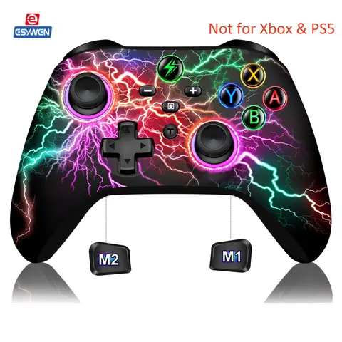 ESYWEN Wireless Switch Controller not for Xbox and PS5, Programmable Motion Control Vibration Turbo Wakeup Function for Switch/Lite/OLED, Game, Gaming Stuff, Accessories