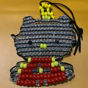 Hello Kitty Inspired Bead Lanyard