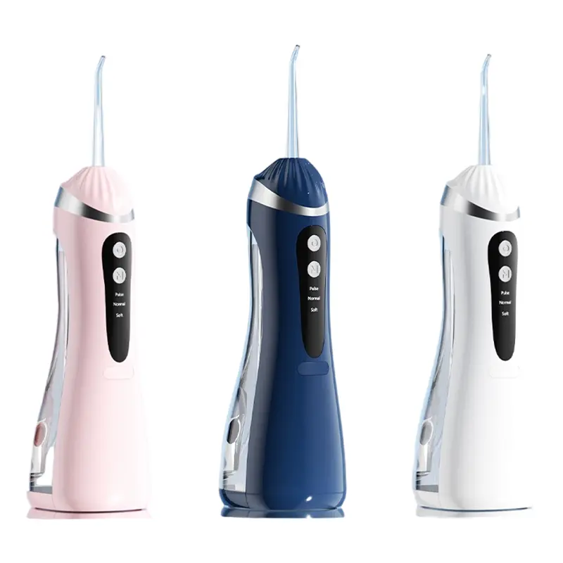 DILIEN Cordless Portable Water Flosser - Rechargeable Teeth Cleaner, Gentle Oral Irrigator for Gum Health, Powerful Dental Plaque Remover Tool, Interdental Flosser with Whitening Tablets