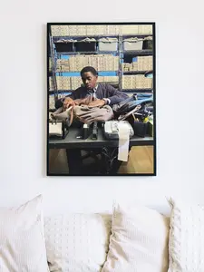 TL Franklin Saint Snowfall Damson Idris Poster Decor Artwork Vintage Patagonia