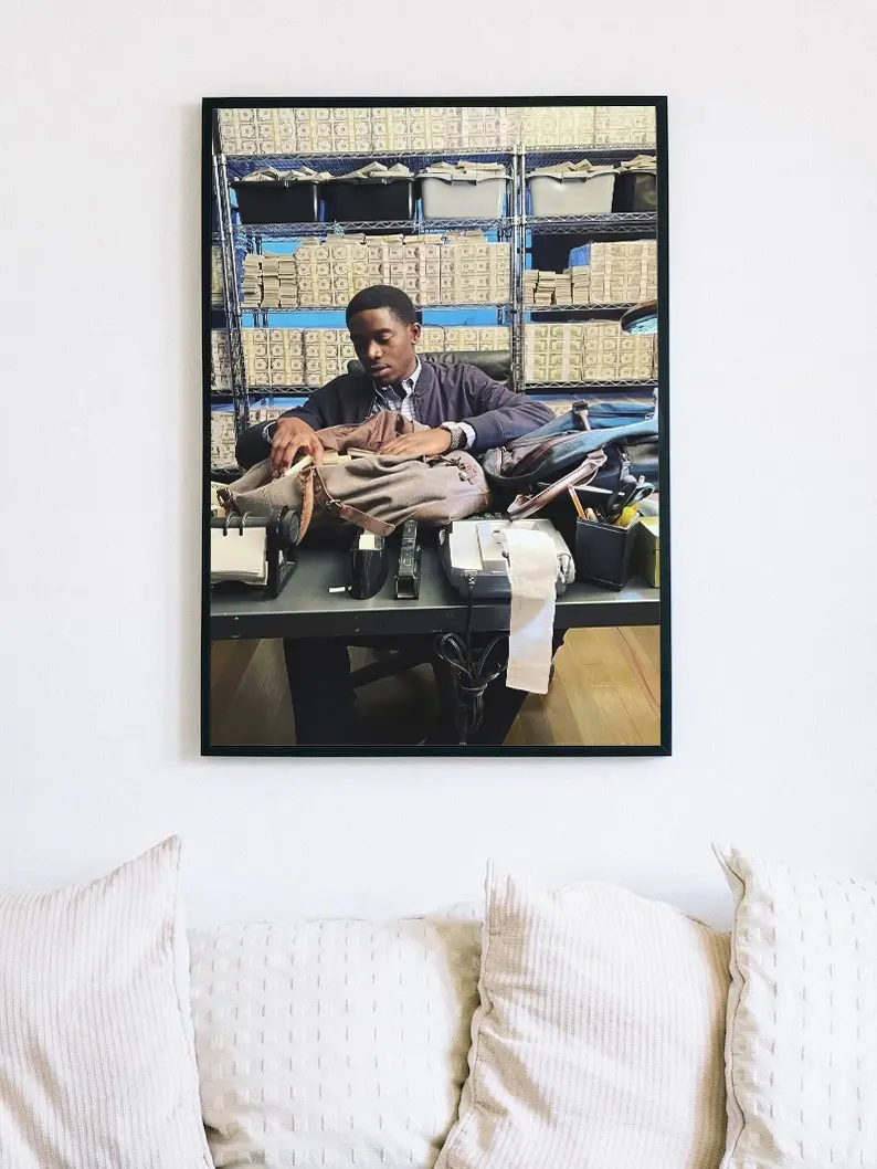TL Franklin Saint Snowfall Damson Idris Poster Decor Artwork Vintage Patagonia