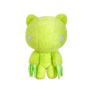 GLOOMY BEAR - NEON GREEN GLOMMY BEAR PLUSH 8"H