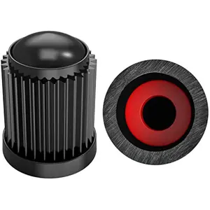 (30 Pack) Tire Stem Valve Caps, with O Rubber Ring, Universal Stem Covers for Cars, SUVs, Bike and Bicycle, Trucks, Motorcycles, Airtight Seal Heavy Duty (Black (30 Pack))
