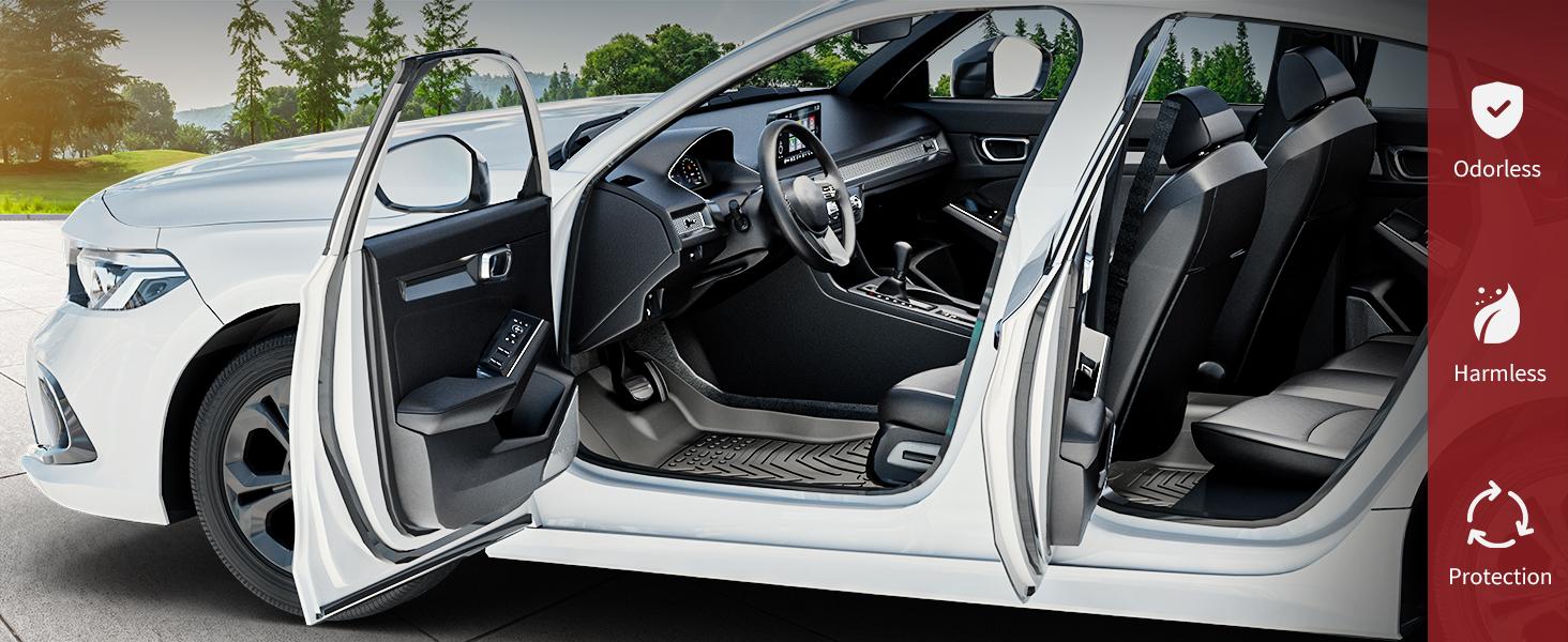 YITAMOTOR Floor Mats Fit for Honda Accord 2018-2022, TPE All Weather Custom Fit Accord Floor Liners 1st & 2nd Row