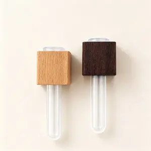 Magnetic Wooden Vase for Refrigerator – Mini Planter & Home Decor