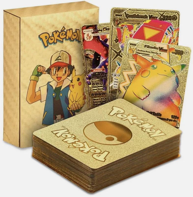 Pokemon Card Pack TCG Fan Art Lot of 55 Holographic Ultra Rare Gold Silver Black Rainbow